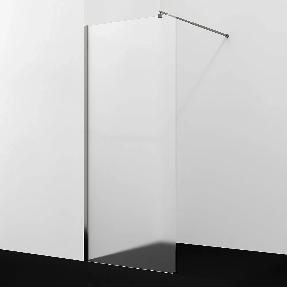 Душевое ограждение WasserKRAFT Rur 30W44GR-MG 100 профиль графит/стекло матовое