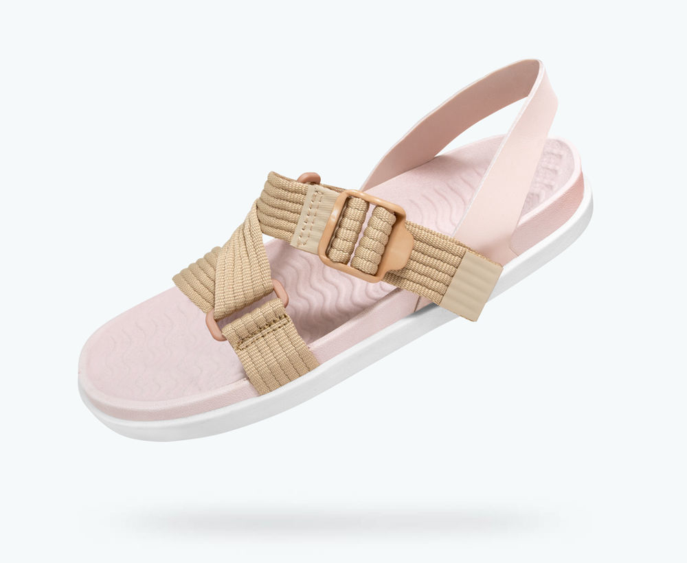 Сандалии Native Zurich Dust Pink / Flax Tan / Cloud Grey розовые