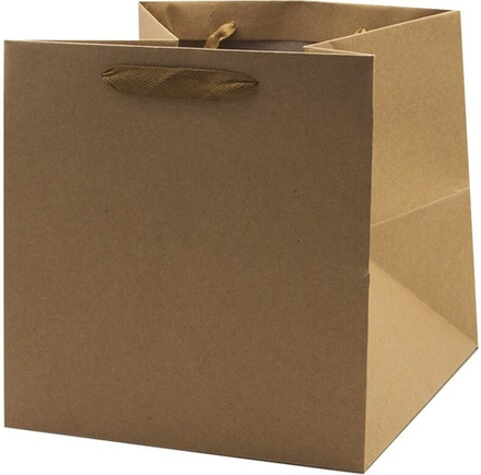 Пакет подарочный, Крафт, 40*40*40 см, 1 шт.