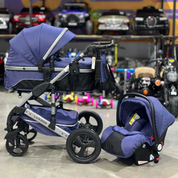 Коляска-трансформер 3в1 Luxmom 558 с автолюлькой,/цвета