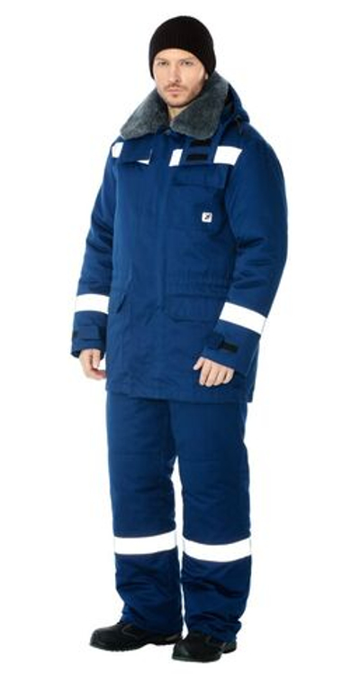 Костюм утепленный "Блок" с брюками цв.т. синий - ПОД ЗАКАЗ