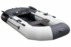 Лодка Таймень NX 270, 2700*1300*360 мм., цвет серый - черный