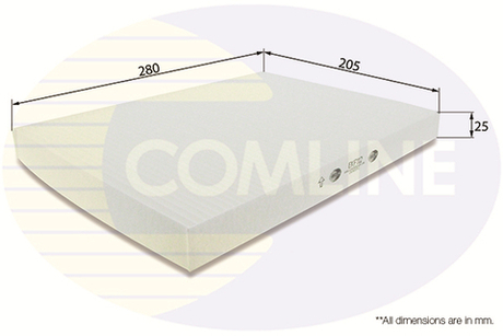 COMLINE - EKF112-CML - Filter, cabin air