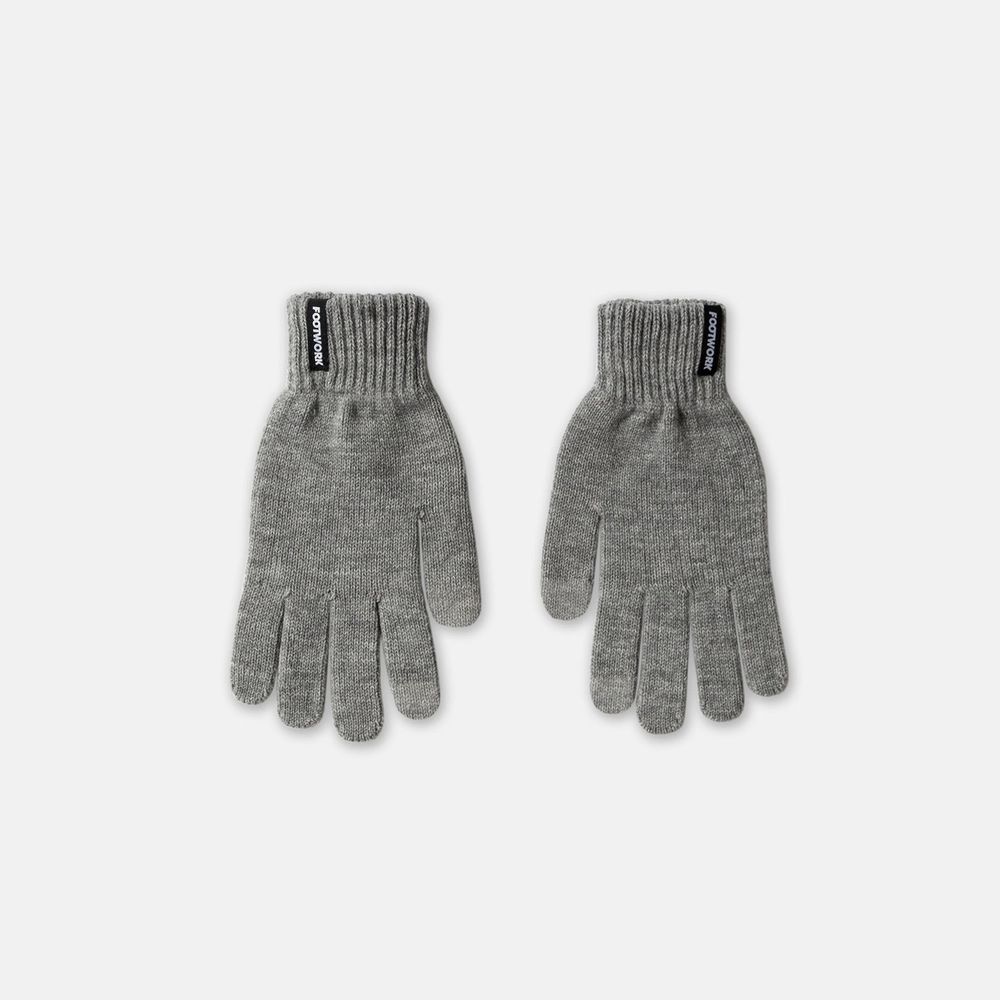 Вязаные перчатки Footwork iFingers Gray Heather