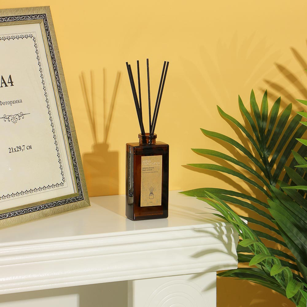 Набор подарочный: аромадиффузор 150мл, аромат SANDALWOOD AND LEMON