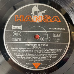 Винтажная виниловая пластинка LP Boney M Nightflight To Venus (Германия 1978)
