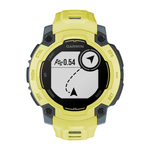 Спортивные часы Garmin Instinct E, 45 мм, силиконовый ремешок цвета «электрический лайм» Безель цвета «электрический лайм». Ремешок с классической застёжкой — на запястье обхватом 132–213 мм