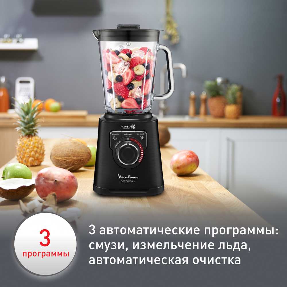 Высокоскоростной блендер Moulinex Perfectmix+ LM81G810