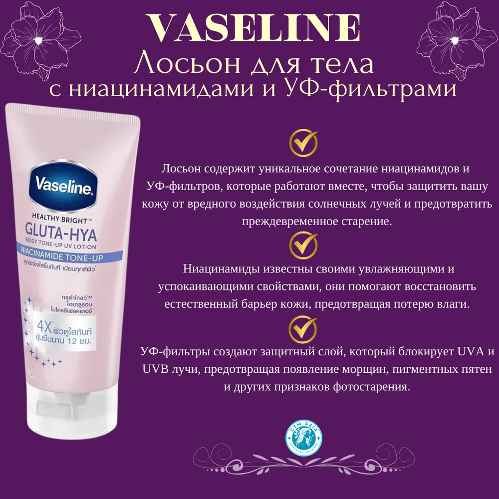 🌞Лосьон для тела с ниацинамидами и УФ-фильтрами🌞