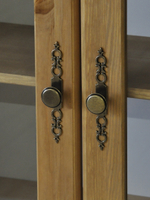 Шкаф навесной Сюзанна, деревянный, бейц