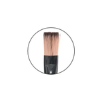 Кисть для рисования Basir художественная, нейлон, плоские, № 2,4,6,8,10, набор из 5 шт, чёрный корпус