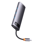USB Хаб Baseus StarJoy 8-Port Type-C HUB (Type-C to HDMI4K@60Hz+3xUSB3.0+PD+SD+TF+RJ45)