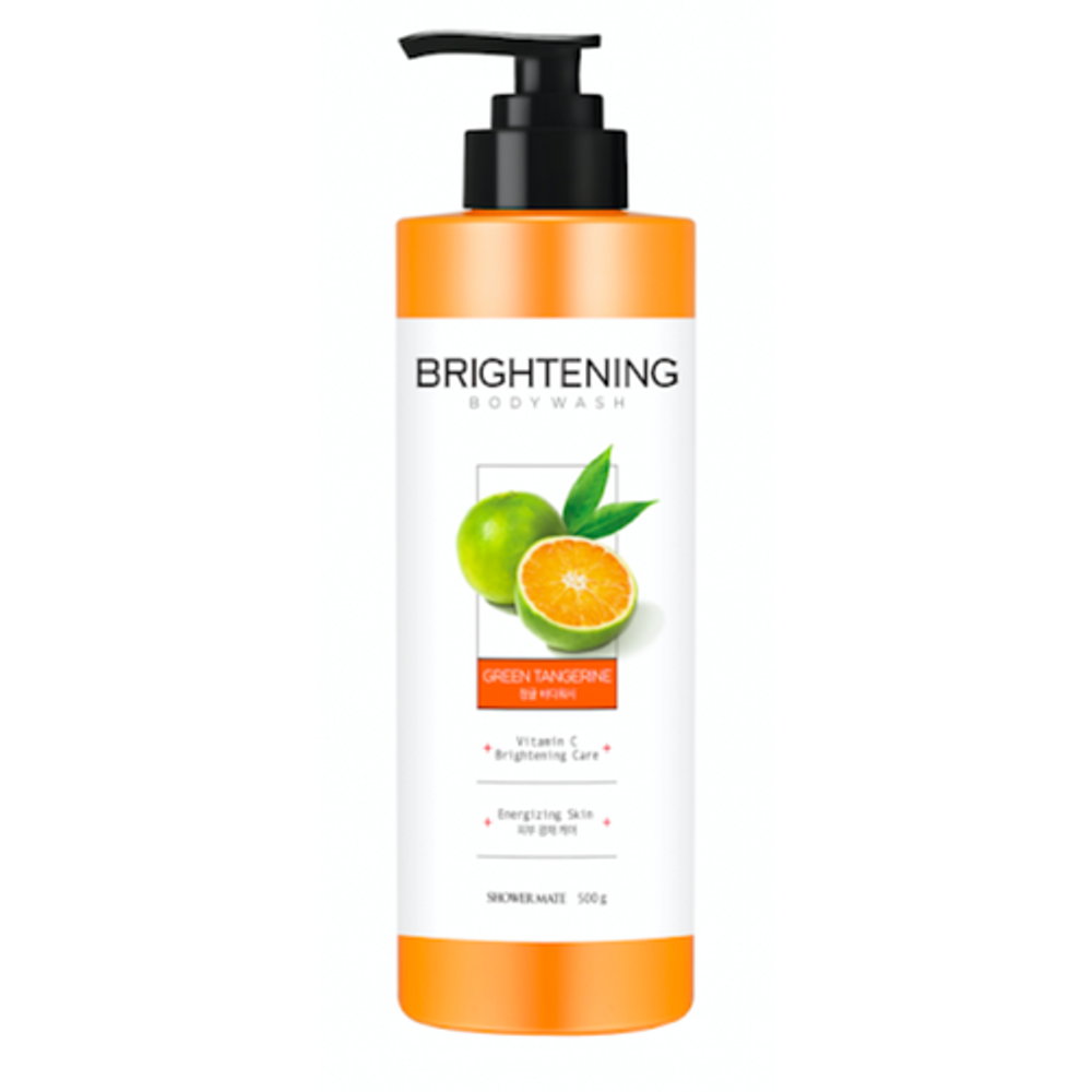 KeraSys Гель для душа «заряд энергии» - Shower brightening green tangerine, 500мл