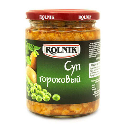 Суп гороховый 420г. Рольник