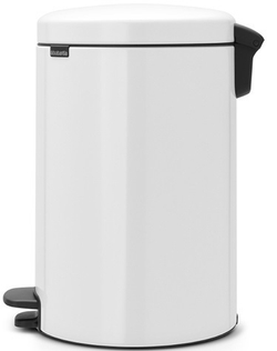 Ведро Brabantia NewIcon 20л белое сбоку