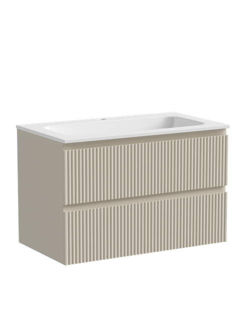 Тумба с раковиной Sancos Snob R 80 см SNR80CE beige soft