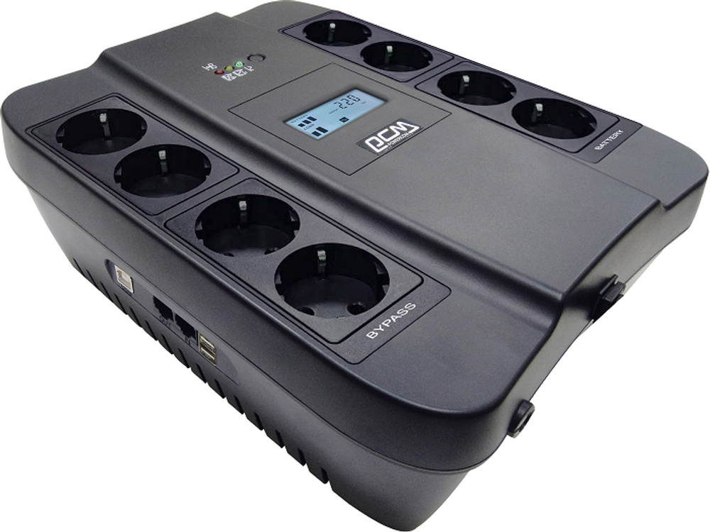 Источник бесперебойного питания  Powercom SPD-1100U LCD USB