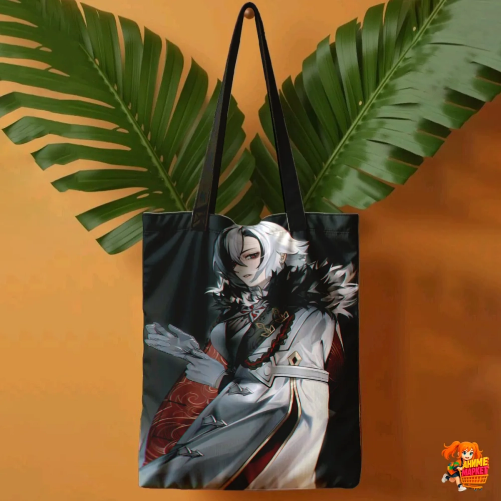 Сумка шоппер с принтом Genshin Impact