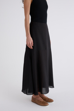 Юбка Волна из рами и тенселя