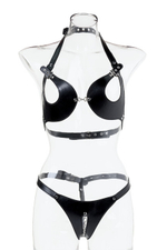 БДСМ бикини TOYFA Theatre, OS, черный (Цвет: черный)