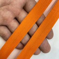 Бейка матовая оранжевая 15 мм