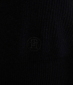 Хлопковое платье SMD WOOL CASH WAISTED DRESS Tommy Hilfiger - черный(WW0WW40263)