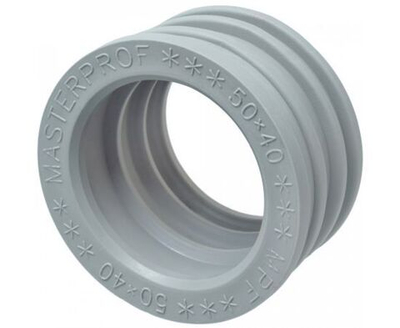 Манжета для канализации серая ТЭП 50х40 мм