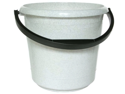 Ведро 6л пластиковое, цвет микс