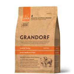 Grandorf Junior Medium & Maxi (Ягненок и индейка)