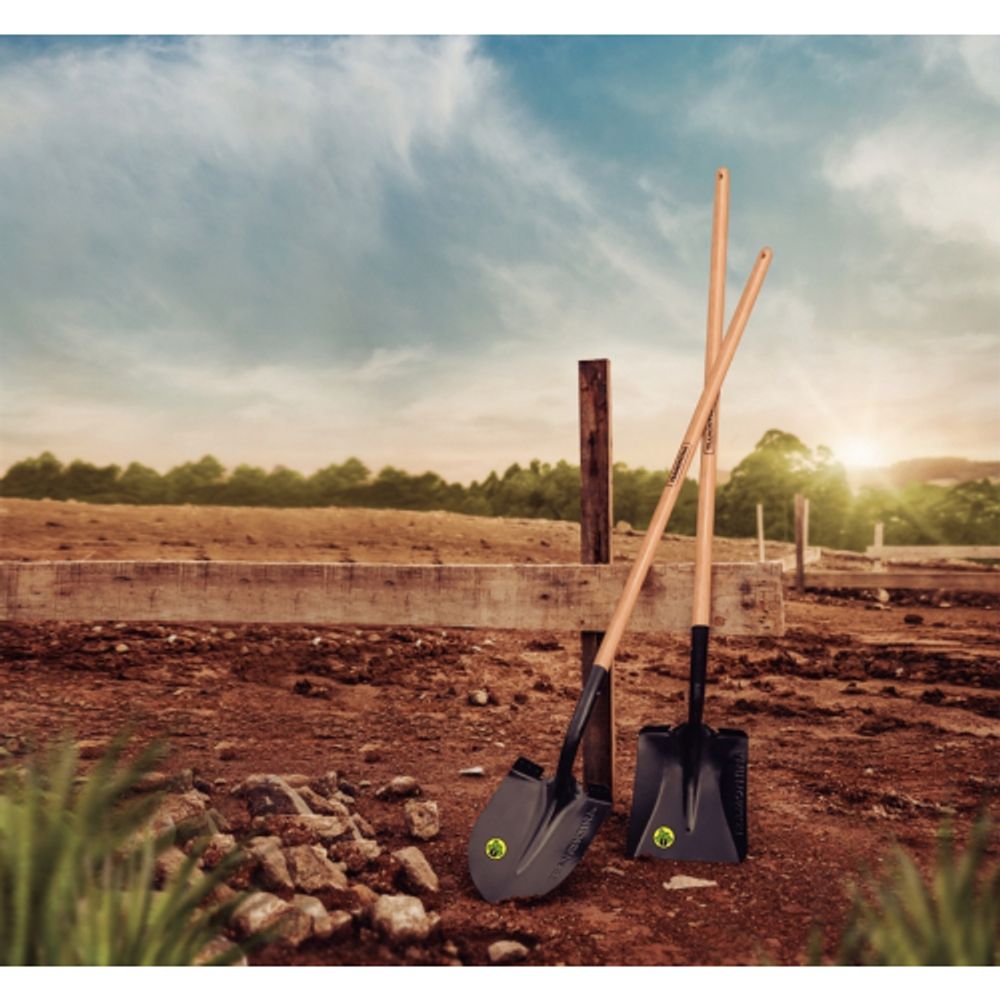 Лопата Tramontina 77416524 штыковая для почвы из углеродистой стали рукоятка 120 см эвкалипт | Tramontina