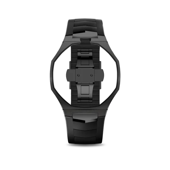 Корпус для часов POP-Swatch x AP - Белый и Чёрный - Комплект из 2 ремешков