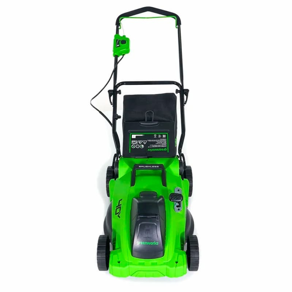 Газонокосилка аккумуляторная Greenworks Арт. 2517907, 40V, бесщеточная, 41 см