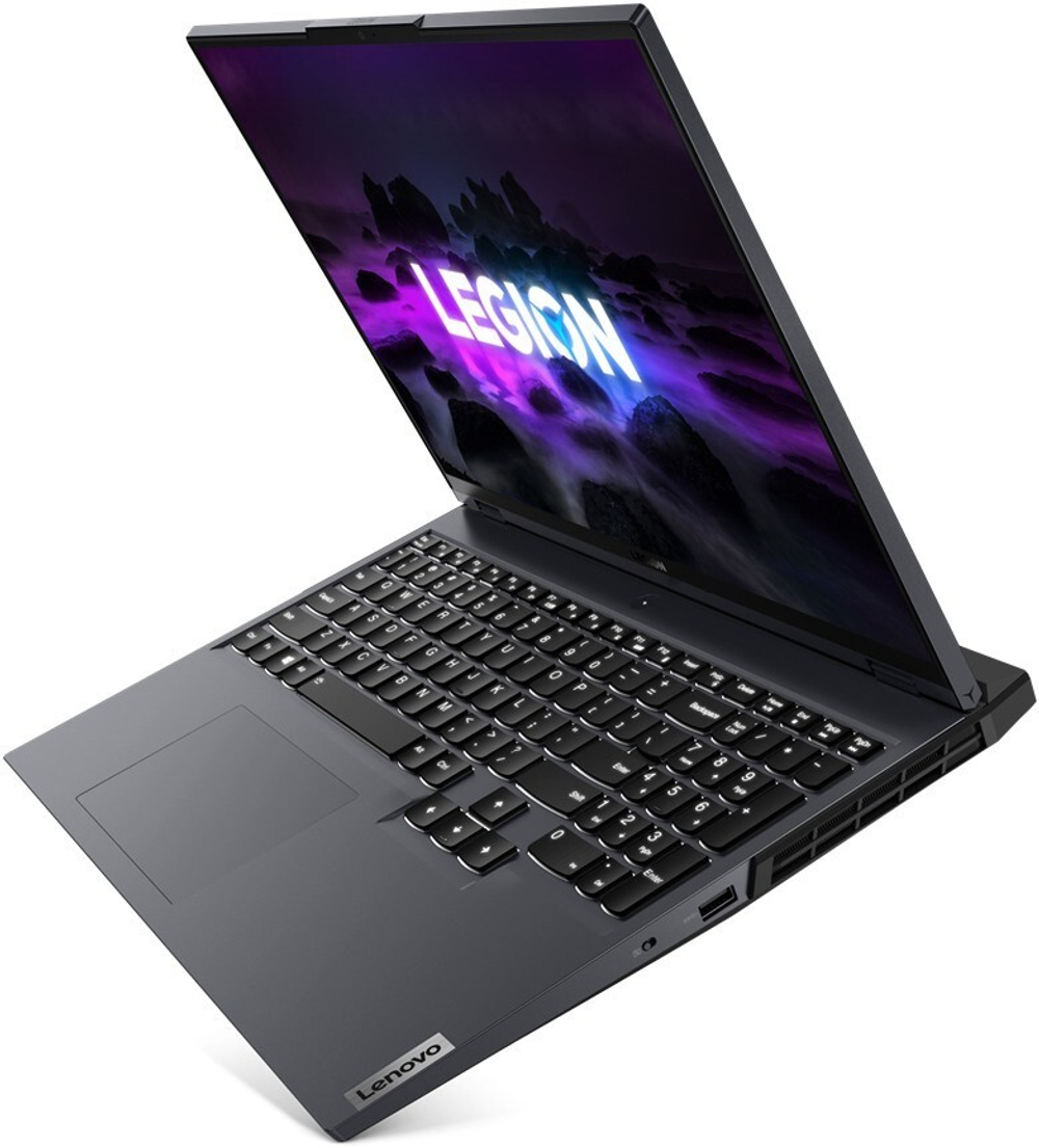 Ноутбук Lenovo Legion 5 Pro 16ACH6 (82JS0008RU) 16&quot;(2560x1600)IPS/ Ryzen 5-5600H(3.3ГГц)/ 16Гб/ 512Gb SSD/ GeForce RTX 3050 Ti 4Гб/ нет DVD/ Win10 / Серый