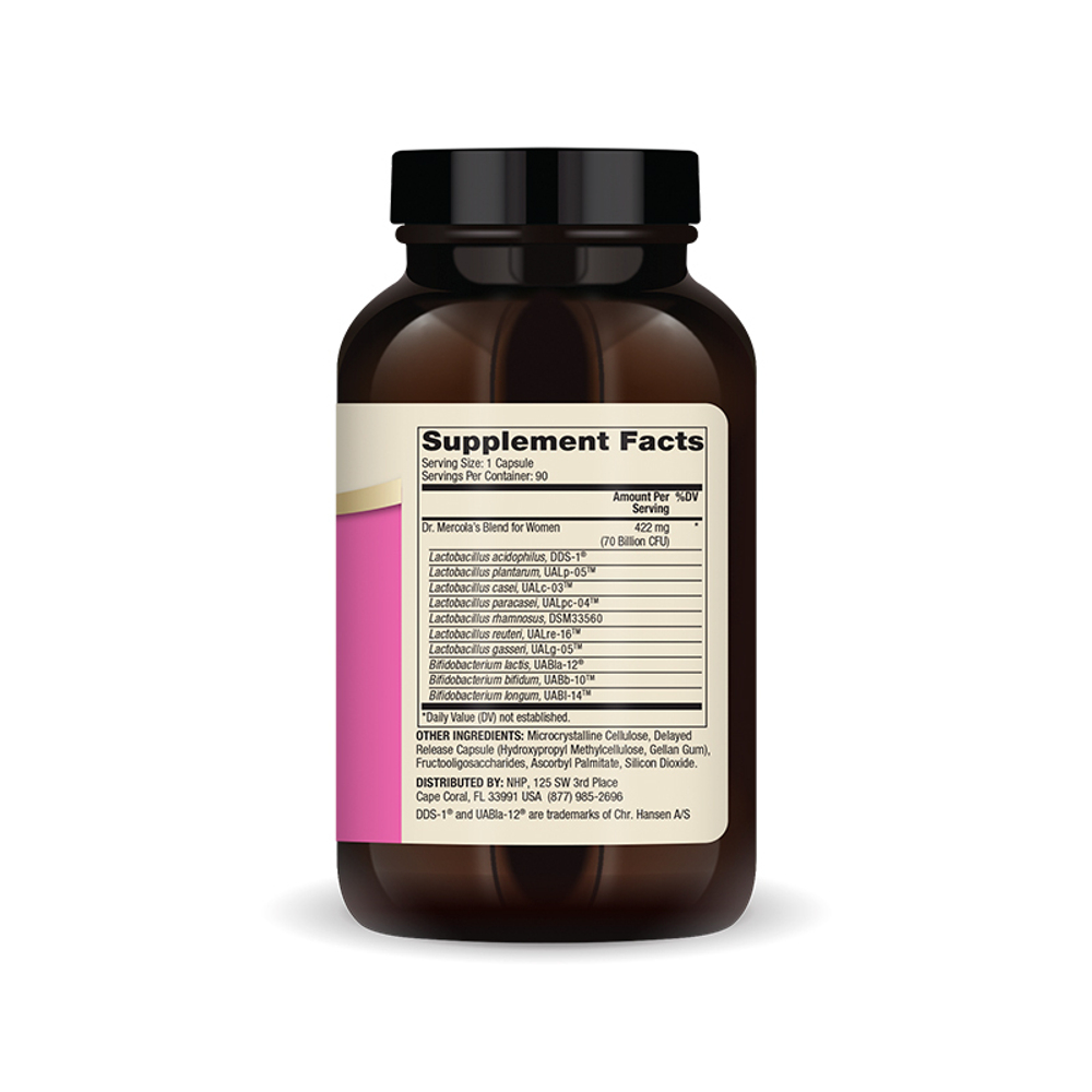 Complete Probiotics for Women 70 B CFU 90 капсул Dr.Mercola