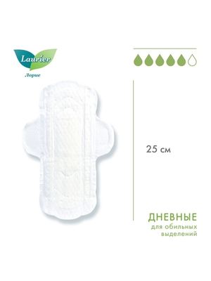 Laurier Super Slim Guard Женские дневные ультратонкие прокладки с крылышками 25 см 8 шт-4 УПАКОВКИ