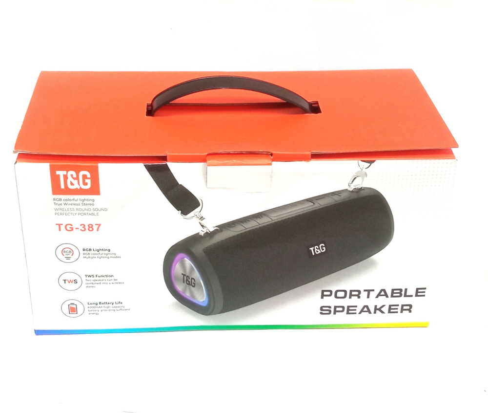 Беспроводная колонка TG-387 (16W/USB/FM) RGB Lighting