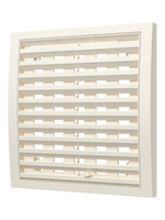 Решетка вентиляционная РРПН разъемная регулируемая 150х150 ASA Ivory ERA