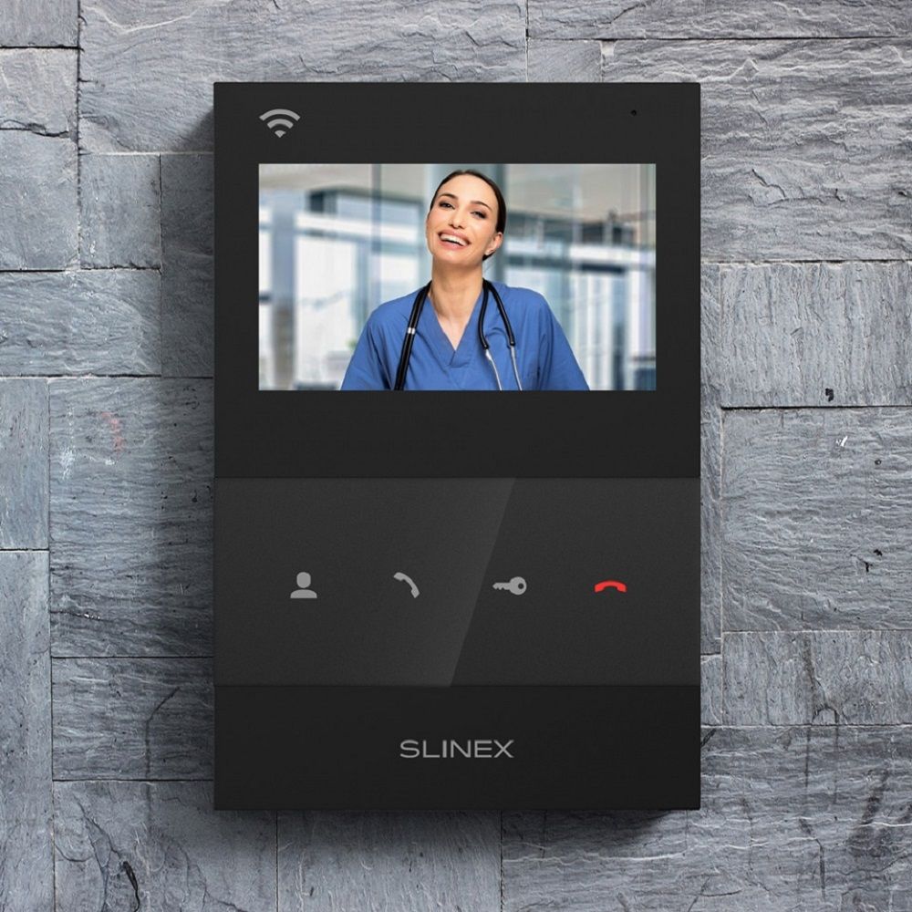 Видеодомофон Slinex SQ-04N Cloud (Черный)
