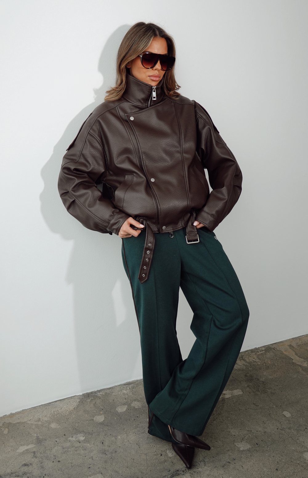 Куртка демисезонная из экокожи