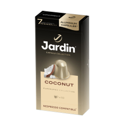 цена Кофе в капсулах Jardin Coconut, 10 капсул для кофемашин Nespresso