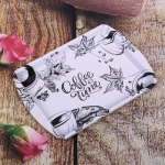 Поднос жестяной «Coffee time» 20*14см, белый