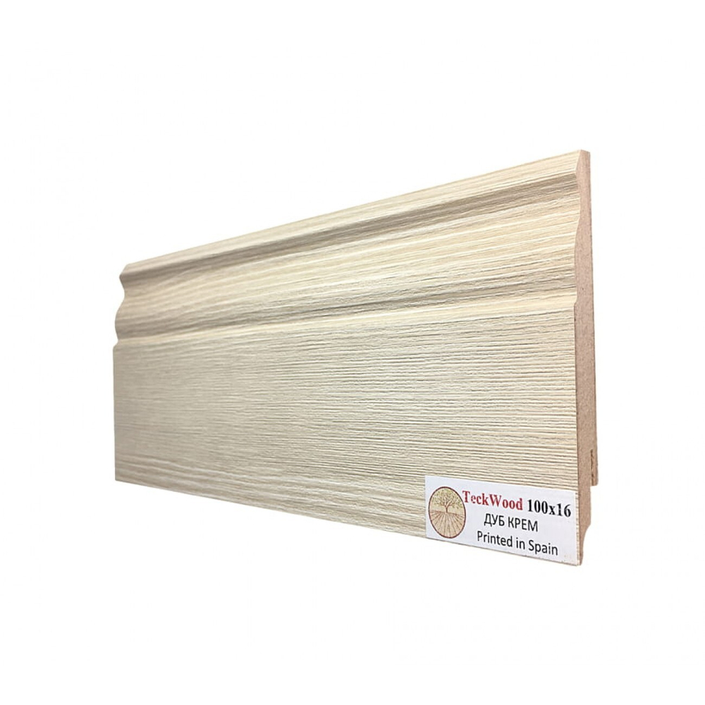 Плинтус напольный Teckwood Дуб Крем