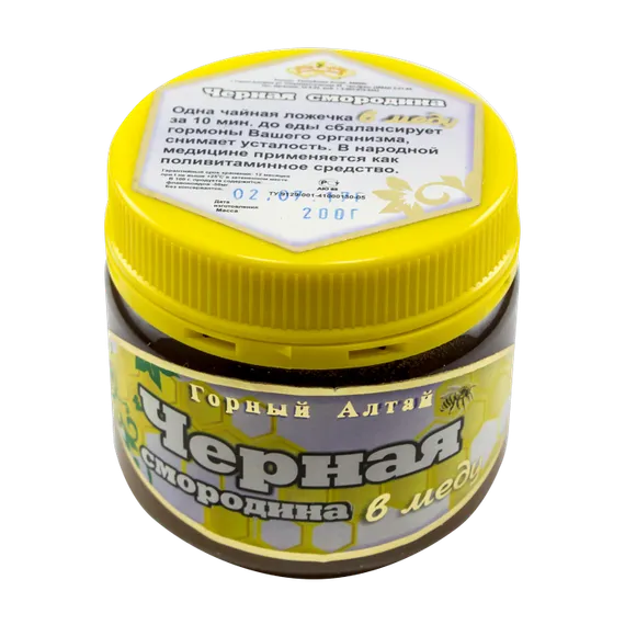 Чёрная смородина в меду