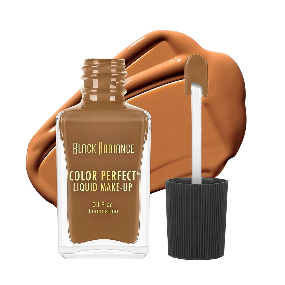 Black Radiance, Color Perfect, жидкий матирующий тональный крем, 8413 ром со специями, 30 мл (1 жидк. унция)