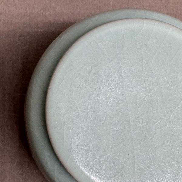 Чайница светлая бирюза, глина, 200мл