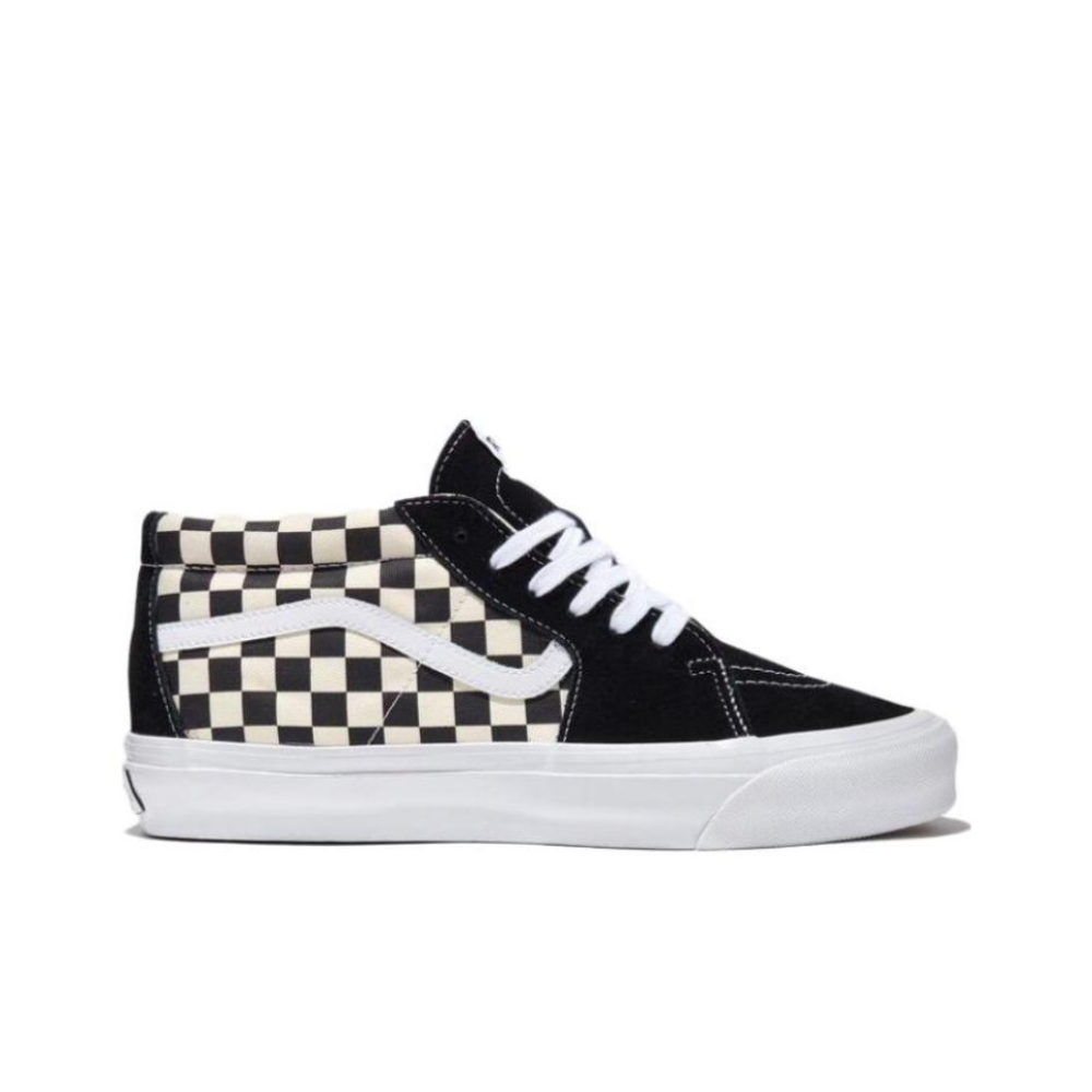 Кеды Vans Sk8-Mid Reissue 83 LX 'Checkerboard - Black' VN000CQQ2BO