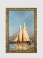 Картина настенная интерьерная в багетной раме 47*67 см