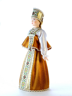 Кукла коллекционная в костюме Архангельской области