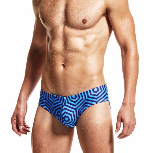 Мужские плавки синие с принтом UXH с внутренним карманом