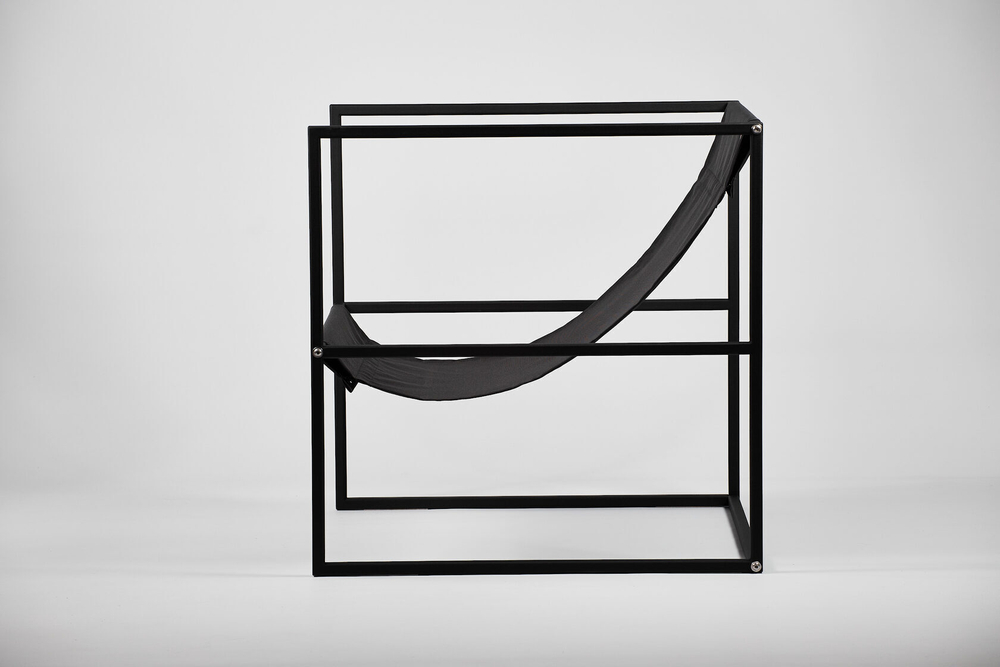 Уличное кресло TESS Outdoor Chair black / anthracite textile (Up!Flame)